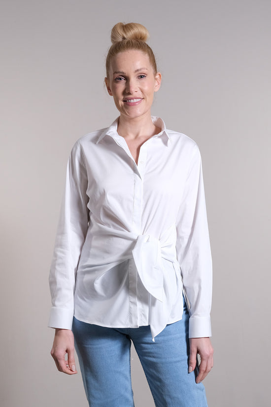 Soluzione Wickelbluse mit verdeckter KL Kostenlose Rückgabe