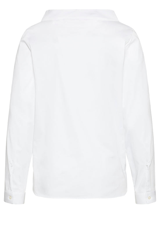 Soluzione Bluse "Malina" mit weitem Stehkragen & Langarm Letzte 2 Tage