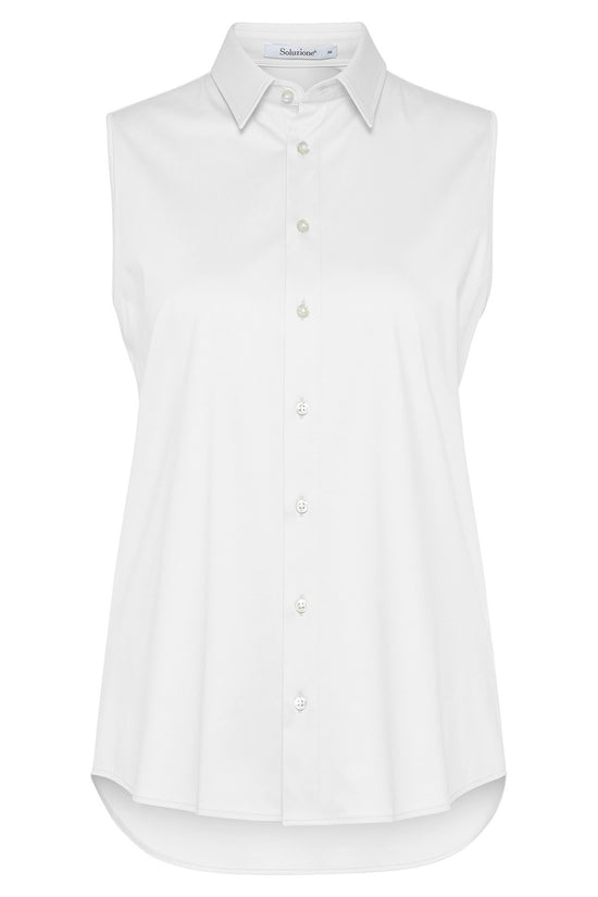 Soluzione Ärmellose Bluse in einer A-Linie mit durchgehender KL Letzter Tag