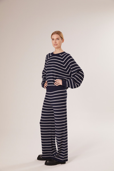 Sosue Stripe Knit Jogger Stripes Zeitbegrenzte Promotion