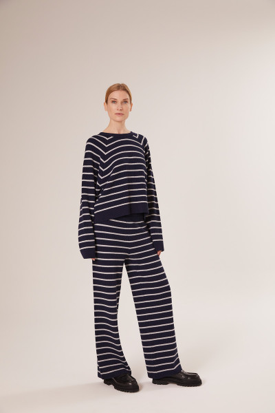 Sosue Stripe Knit Jogger Stripes Zeitbegrenzte Promotion