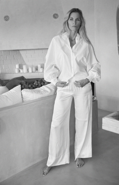 Sosue Bluse Antonia Slim White Clearance-Verkauf