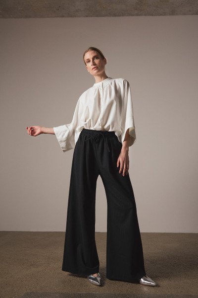Sosue Pants Pinstripe Black Limitierter Zeitrabatt
