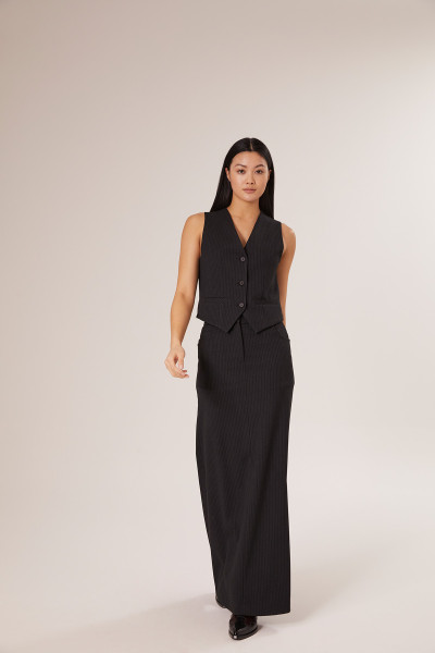 Sosue Vest Pinstripe Exklusive Angebote