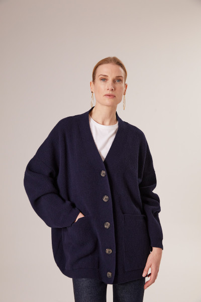 Sosue Rip Cardigan darkblue Blitzangebot