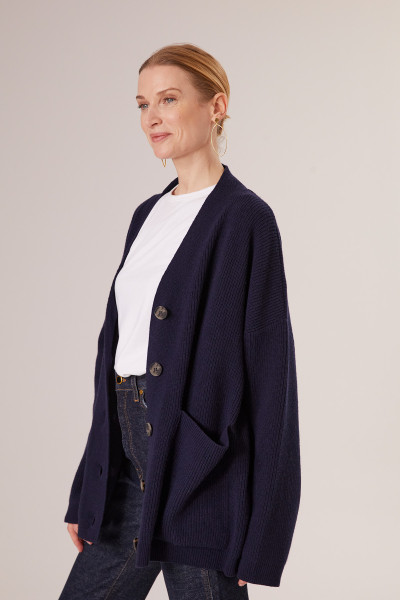 Sosue Rip Cardigan darkblue Blitzangebot