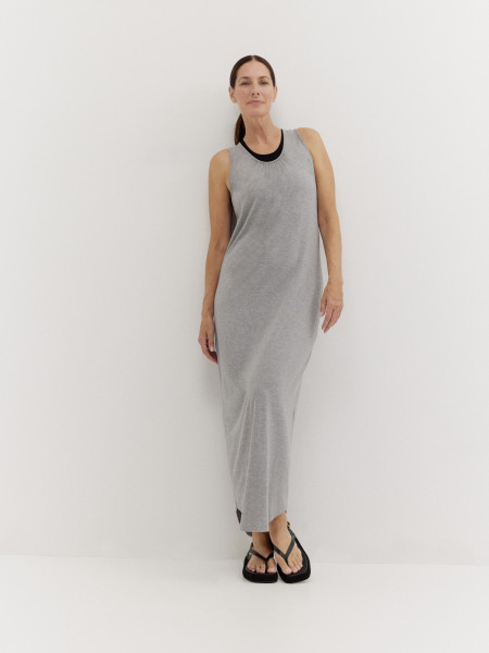 Sosue Dress Donna Grey Sonderangebot der Fabrik