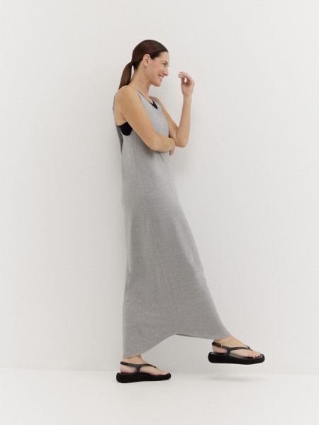 Sosue Dress Donna Grey Sonderangebot der Fabrik