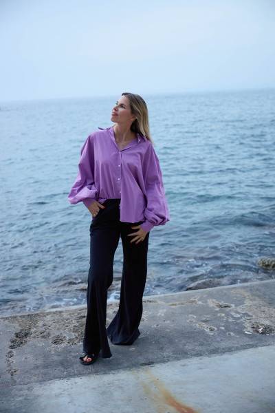 Sosue Bluse Antonia light purple Rabatte dieses Monats