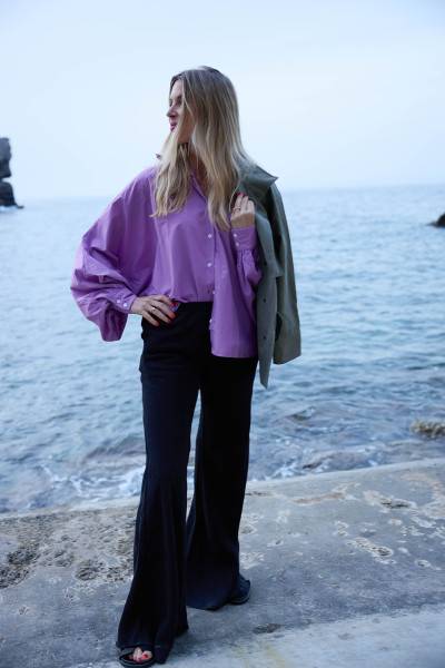 Sosue Bluse Antonia light purple Rabatte dieses Monats