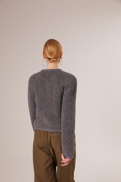 Sosue Fluffy Box Jacket Anthrazit Flash Sale
