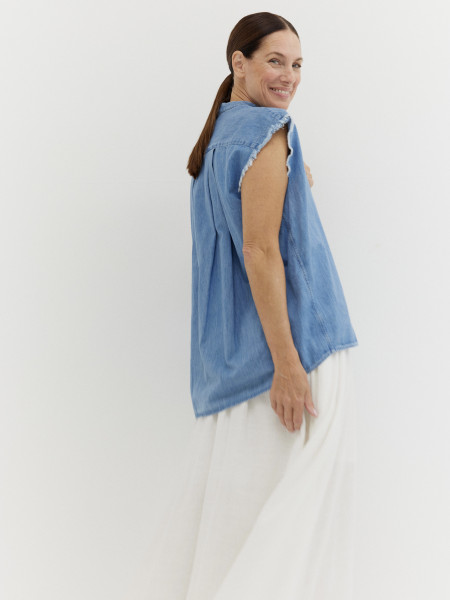 Sosue Bluse Barcelona Denim Muttertagsangebot