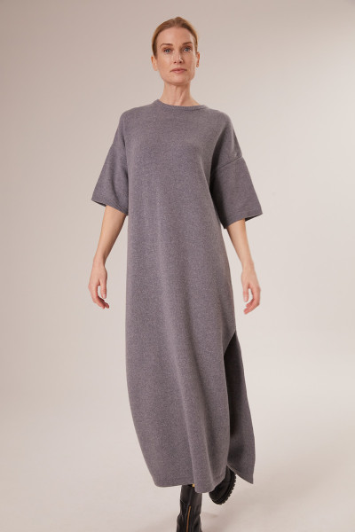 Sosue Short Sleeve Dress Grey Sonderangebote