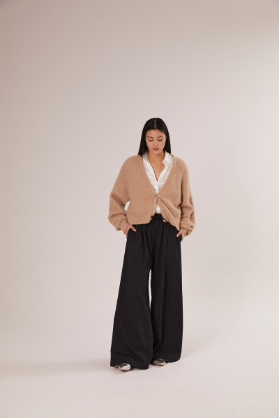 Sosue Antonia Short Cardigan Toffee VIP-Rabatte