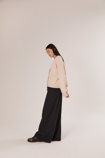 Sosue Relaxed Cardigan Powder Tiefpreis