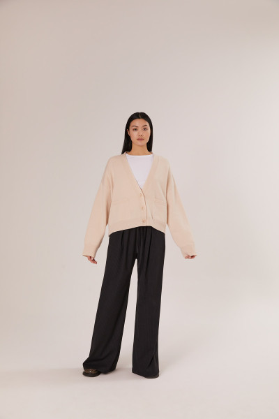 Sosue Relaxed Cardigan Powder Tiefpreis
