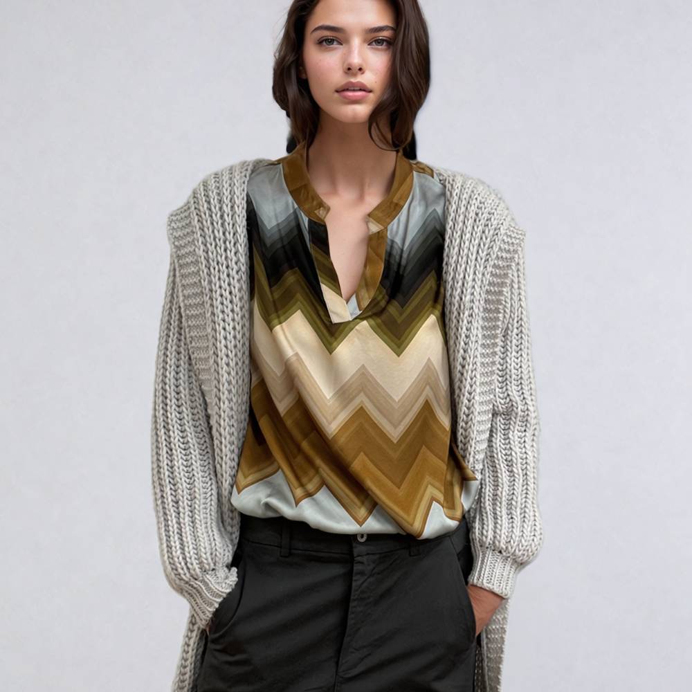 Soul Kathrine AVA TUNIC Print 21 Sonderangebot der Fabrik