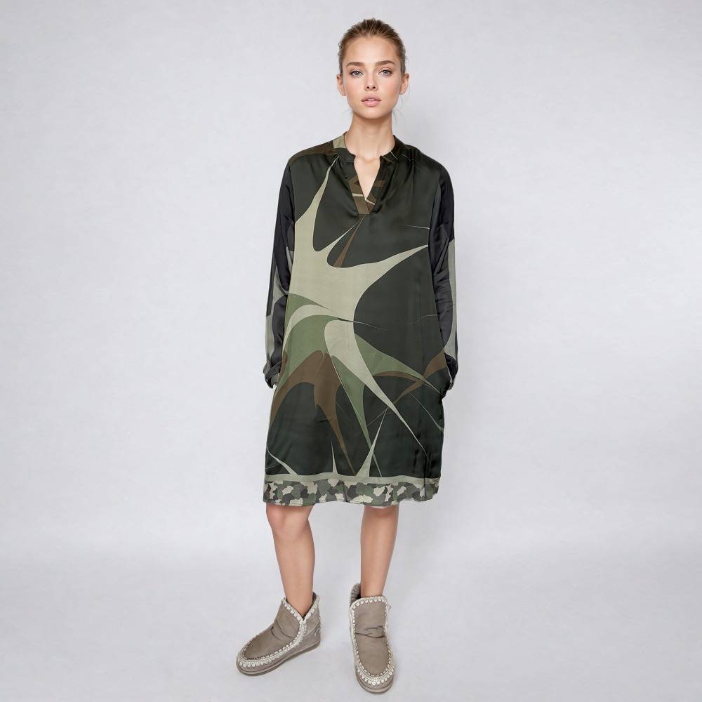 Soul Kathrine LILLY SHORT DRESS Print 03 Super Rabatt
