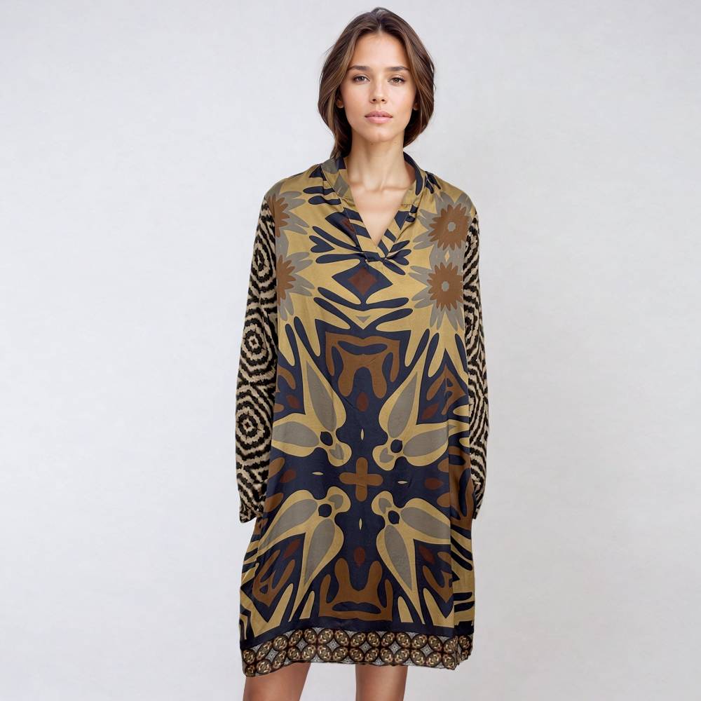 Soul Kathrine LILLY SHORT DRESS Print 08 50% Rabatt mit kostenlosem Versand