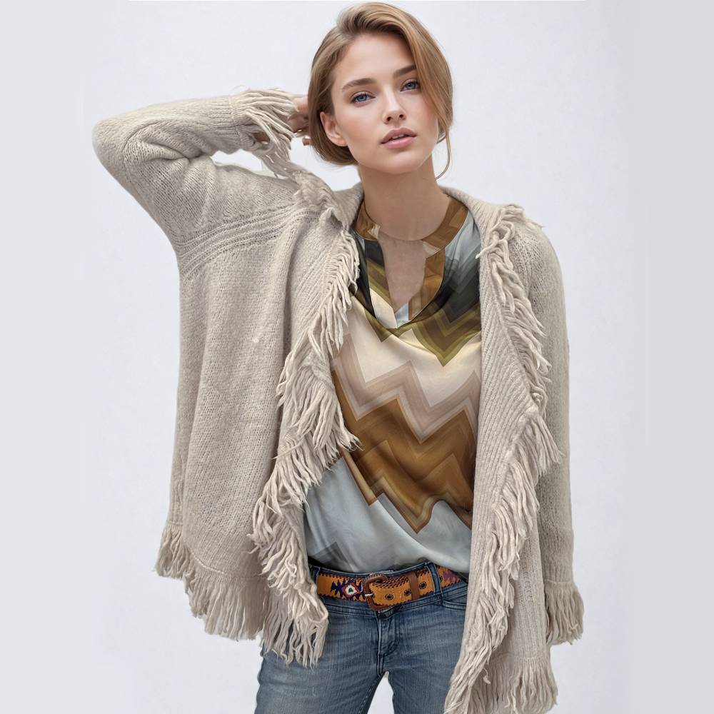 Soul Kathrine IRA CARDIGAN beige Outlet