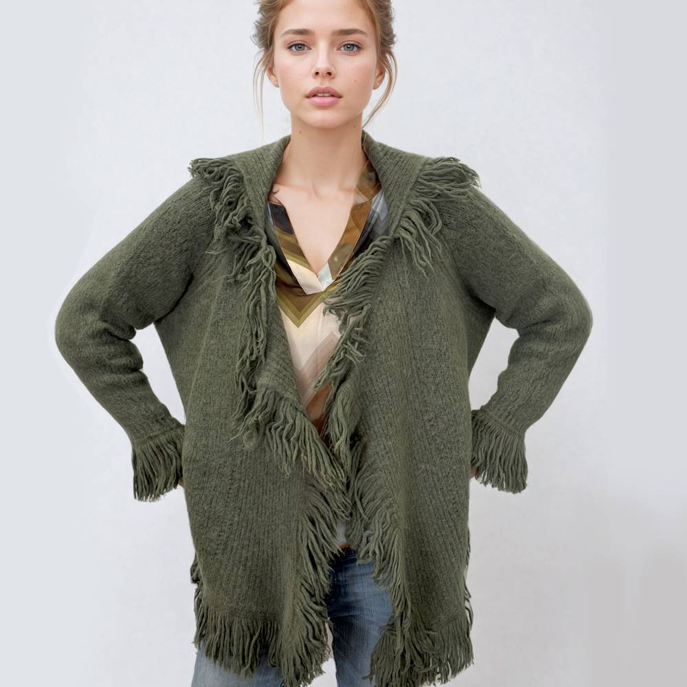 Soul Kathrine IRA CARDIGAN olive Auslauf