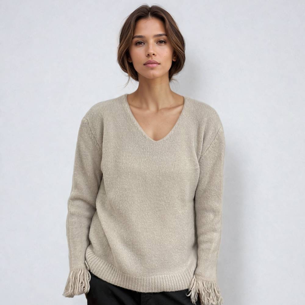 Soul Kathrine NELA SWEATER beige Fabrikverkauf