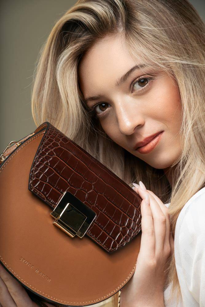 Stuff Maker Crossbody bag Janet in Cognac/Braun Online