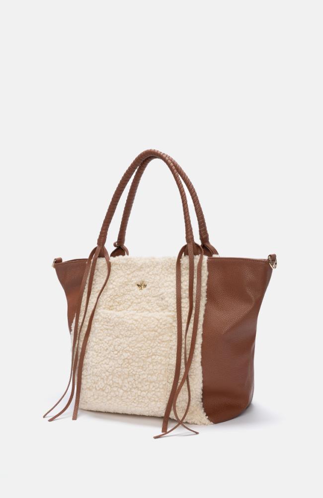 Stuff Maker Hill Road Shopper in Teddy/Cognac Online Outlet