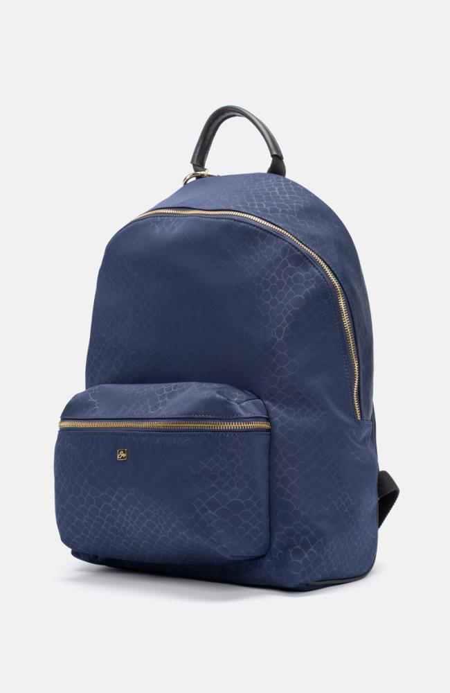 Stuff Maker Rucksack mit Teddy Anhänger in Blau Exklusive Angebote