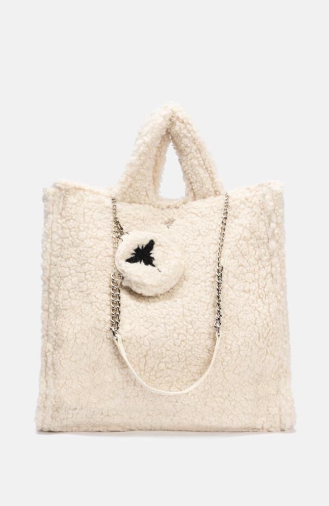 Stuff Maker Teddy Handbag in Weiß Begrenzte Freigabe