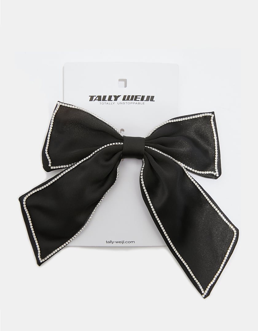 Tally Weijl Schwarze Haarschleife mit Strass Super Rabatt